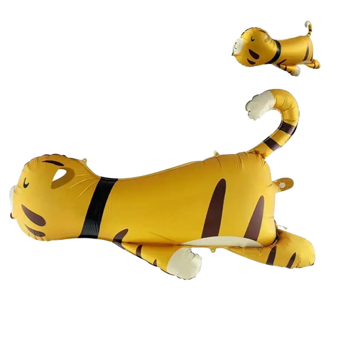 Sleeping Tiger Foil Balloon Helium/Airfilled 115cm - #SF-TIGER-SLEEPING Each(Pkgd).