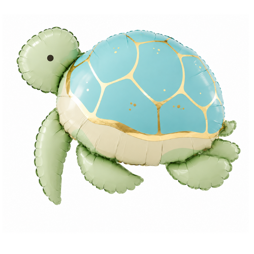 Green Turtle Foil Balloon Helium/Airfilled 66cm - #SF-TURTLE Each (Pkgd).