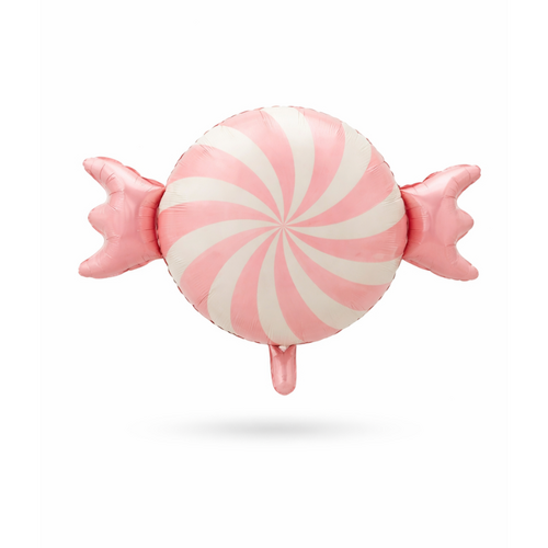 Candy Swirl Foil Balloon 69cm Helium/Airfilled  #SFCANDYSWIRLPNK- Each (Pkgd).