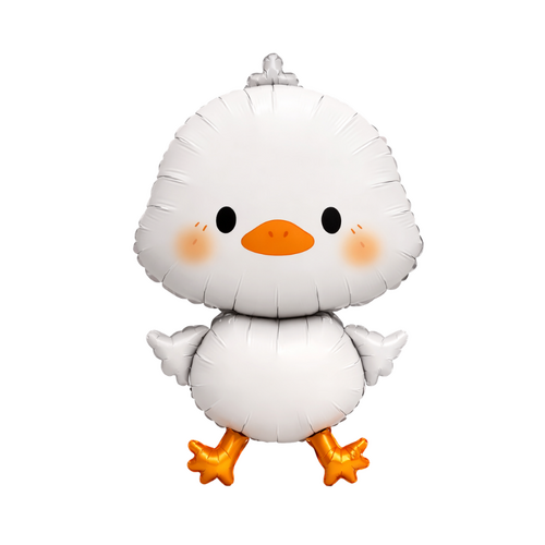 Society White Chicken 78cm - #SFCHICKENWHT Helium/Airfilled - Each (Pkgd)