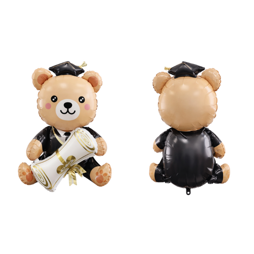 Society Graduation Bear Airfilled 95cm- #SFGRADBEARAIR- Each (Pkgd).