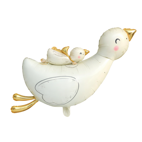 Society Stork Baby Foil Balloon 94cm - #SFSTORKBABY Helium/Airfilled - Each (Pkgd)
