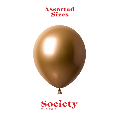 Assorted Sizes 51pcs Chrome Gold #SL-GLD-ASSORTED