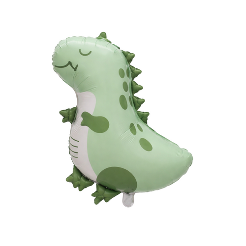 Green Dinosaur Foil Balloon 59cm Helium/Airfilled #SWBFGRNDINO- Each (Pkgd).