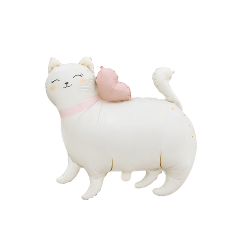 Love Cat Foil Balloon Helium/Airfilled 68cm - #SWBFLOVECAT- Each (Pkgd).