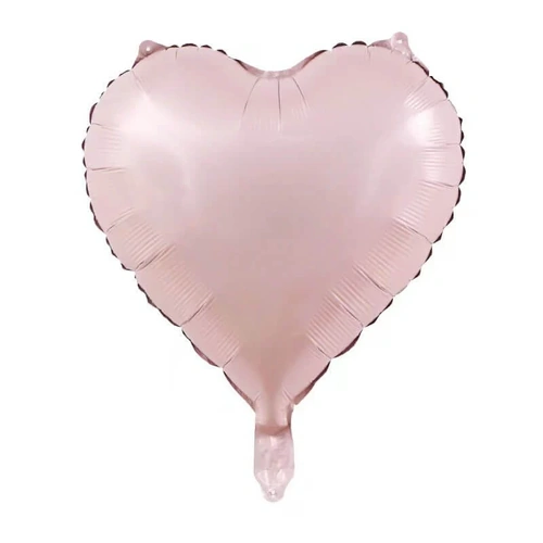 45cm Heart Matte Pink Plain Foil #SWH01MATPNK- Each (Unpkgd.)