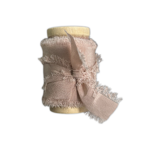 5m Blush Silk Bouquet Ribbon #SWR01BLUSH - Each (Unpkgd.)