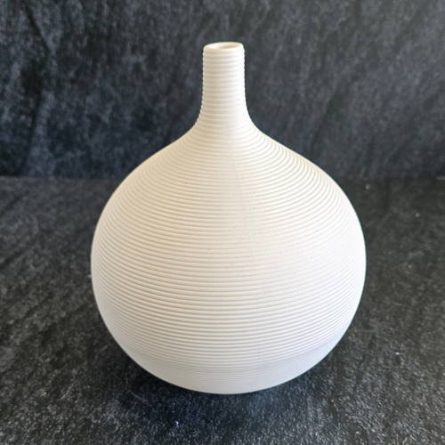 Raindrop Ribbed Vase 15 x 19cm  #SWVRAINDROP01 - Each